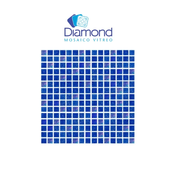 mosaico veneciano cobalto iris 2×2 diamond