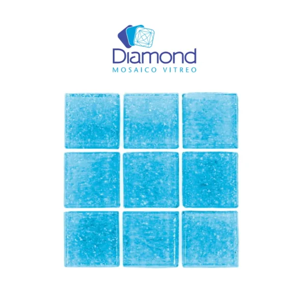 diamond mosaico veneciano azul pacífico 2×2