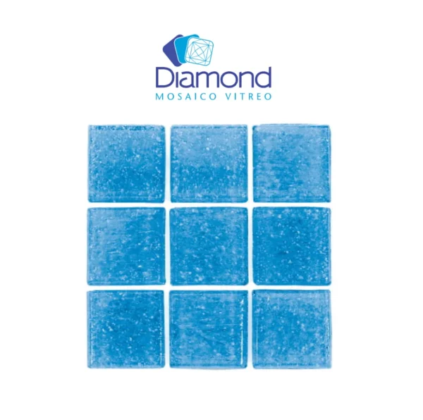 mosaico veneciano azul caribe diamond 2×2