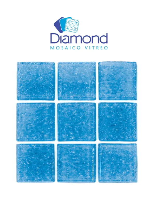 mosaico veneciano azul caribe diamond 2×2