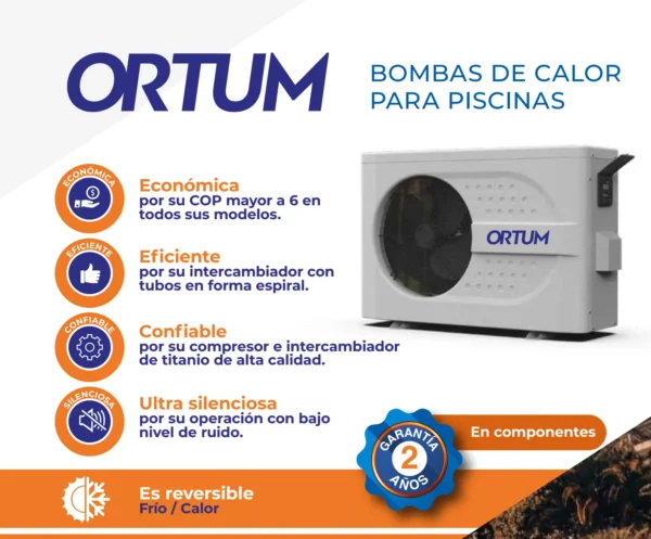 bomba de calor full inverter 140,000 btus oris