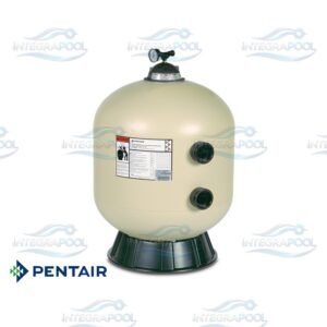 Filtro de Arena Pentair Triton II con ClearPro Technology®, diseñado para ofrecer una filtración superior, máxima durabilidad y un mantenimiento sencillo. Fabricado con tanque reforzado de fibra de vidrio y compatible con arena sílica o vidrio filtrante AFM.